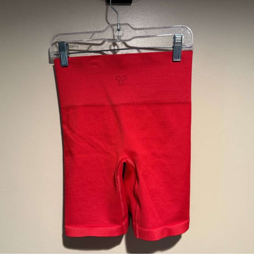 🔴5/$25 Seamless High-Waist Red Women’s Bike Shorts